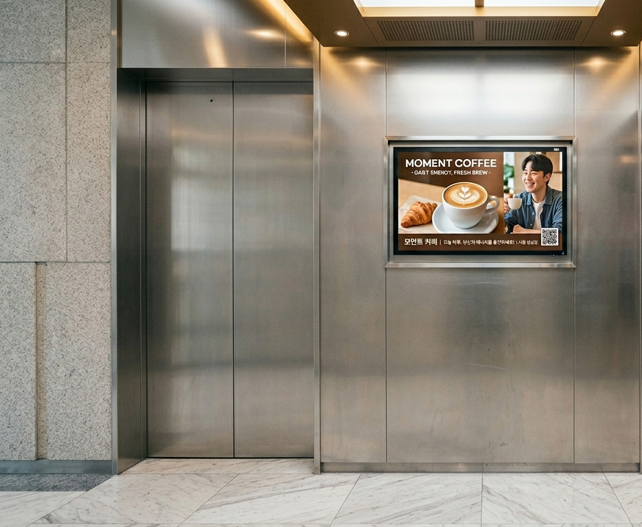 엘리베이터 광고