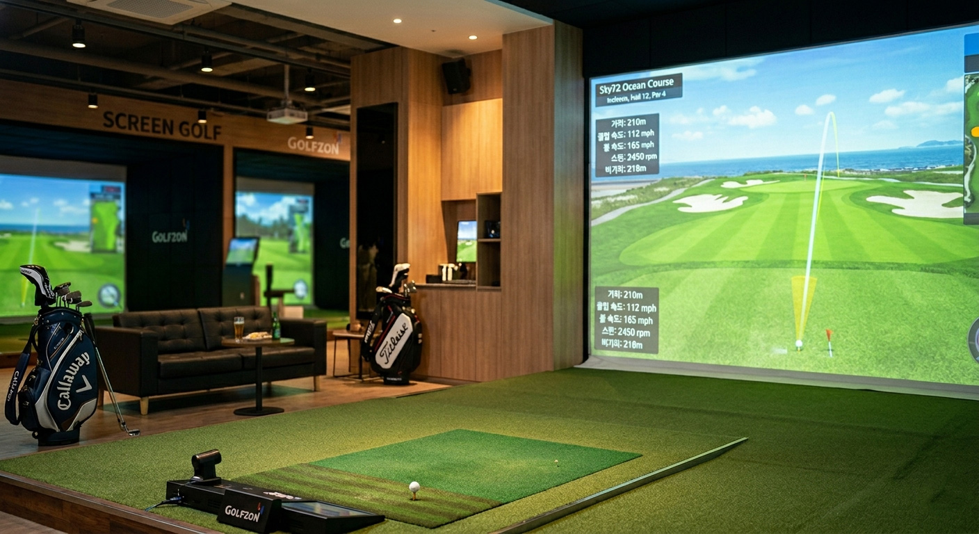 스크린골프 광고