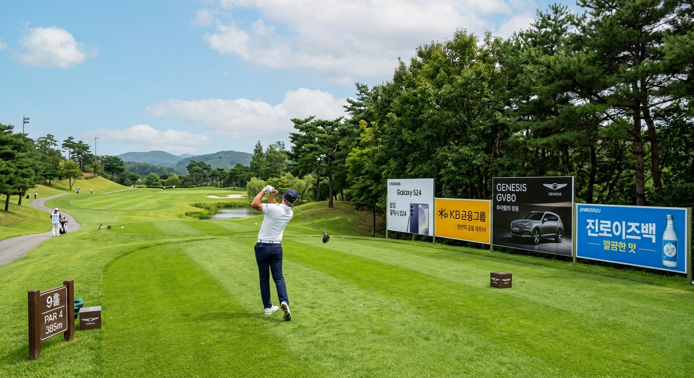 스크린파크골프 광고